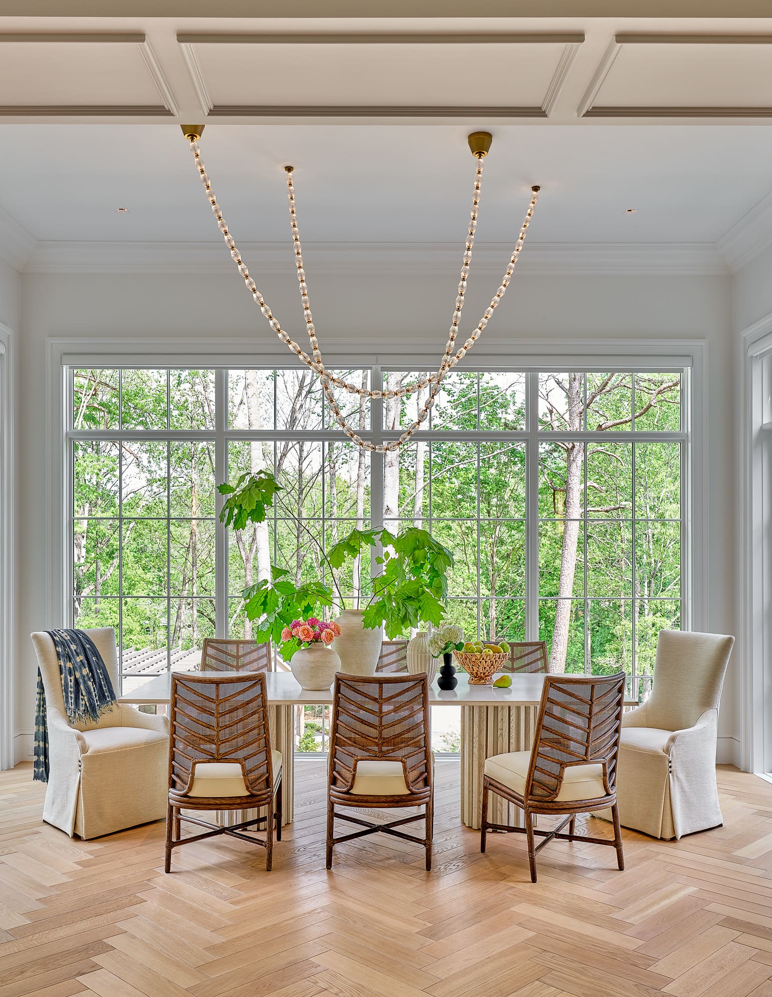 Breakfast nook detail