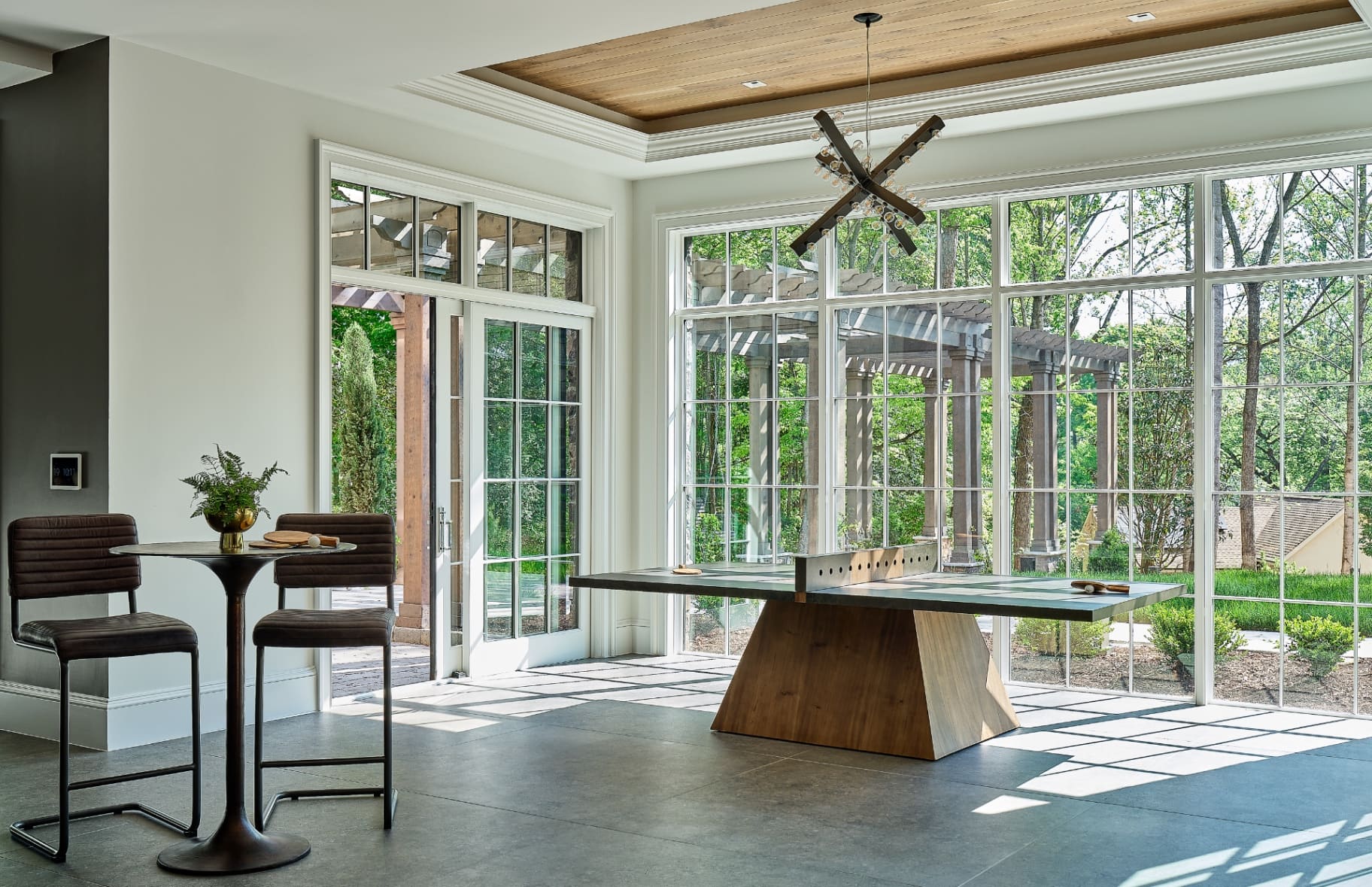 Ping pong sunroom