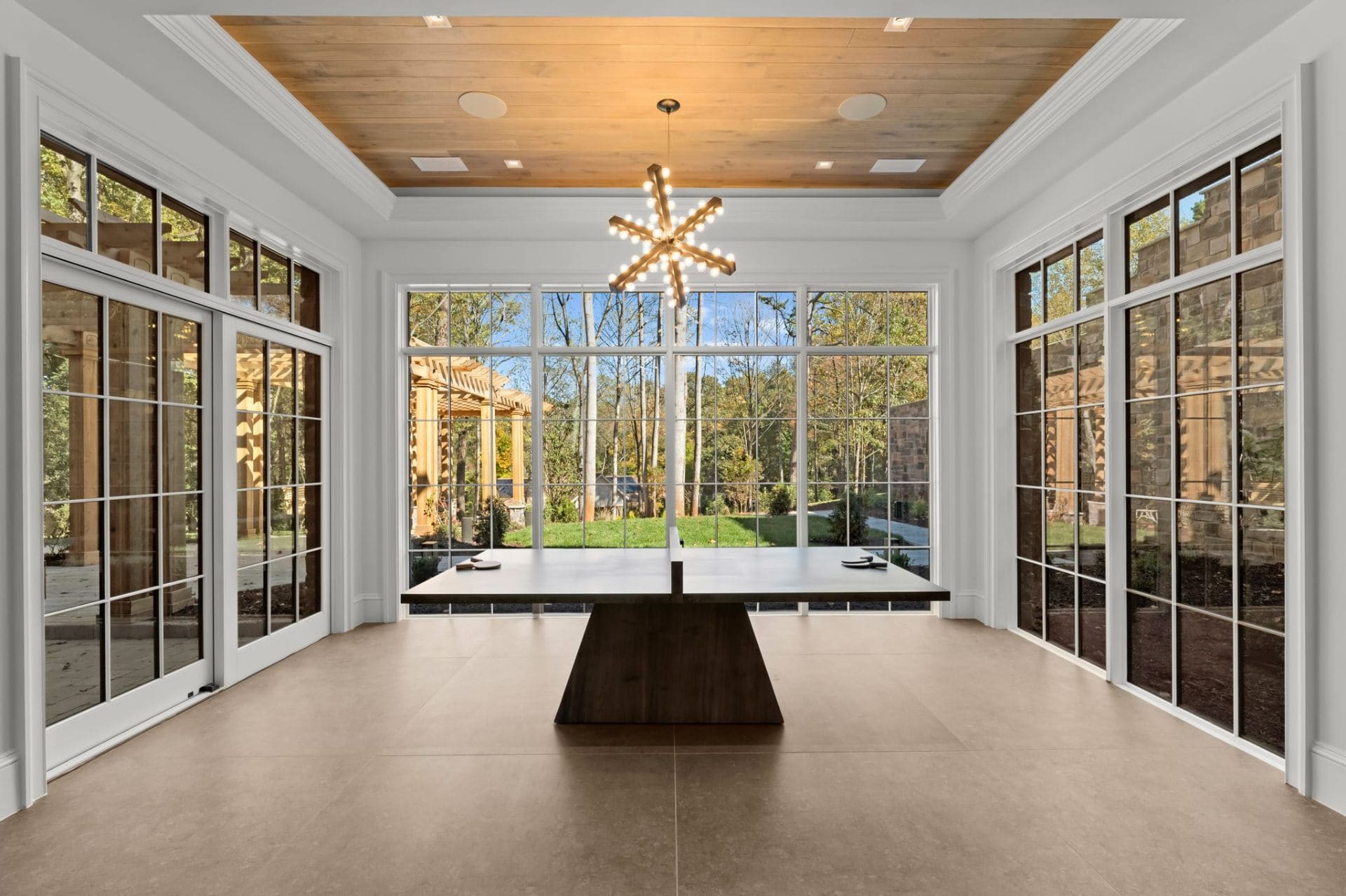 Ping pong sunroom panoramic