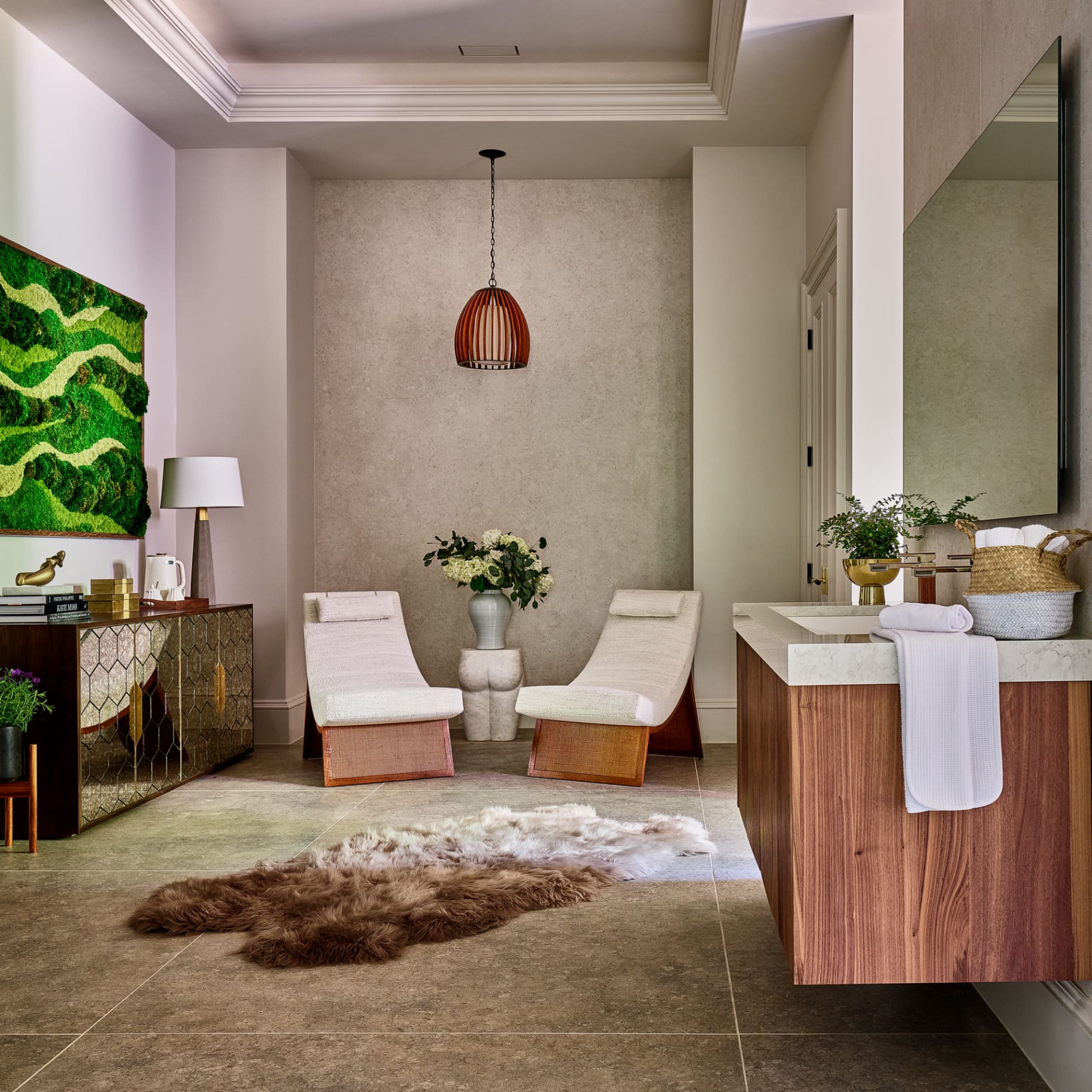 Wellness lounge detail